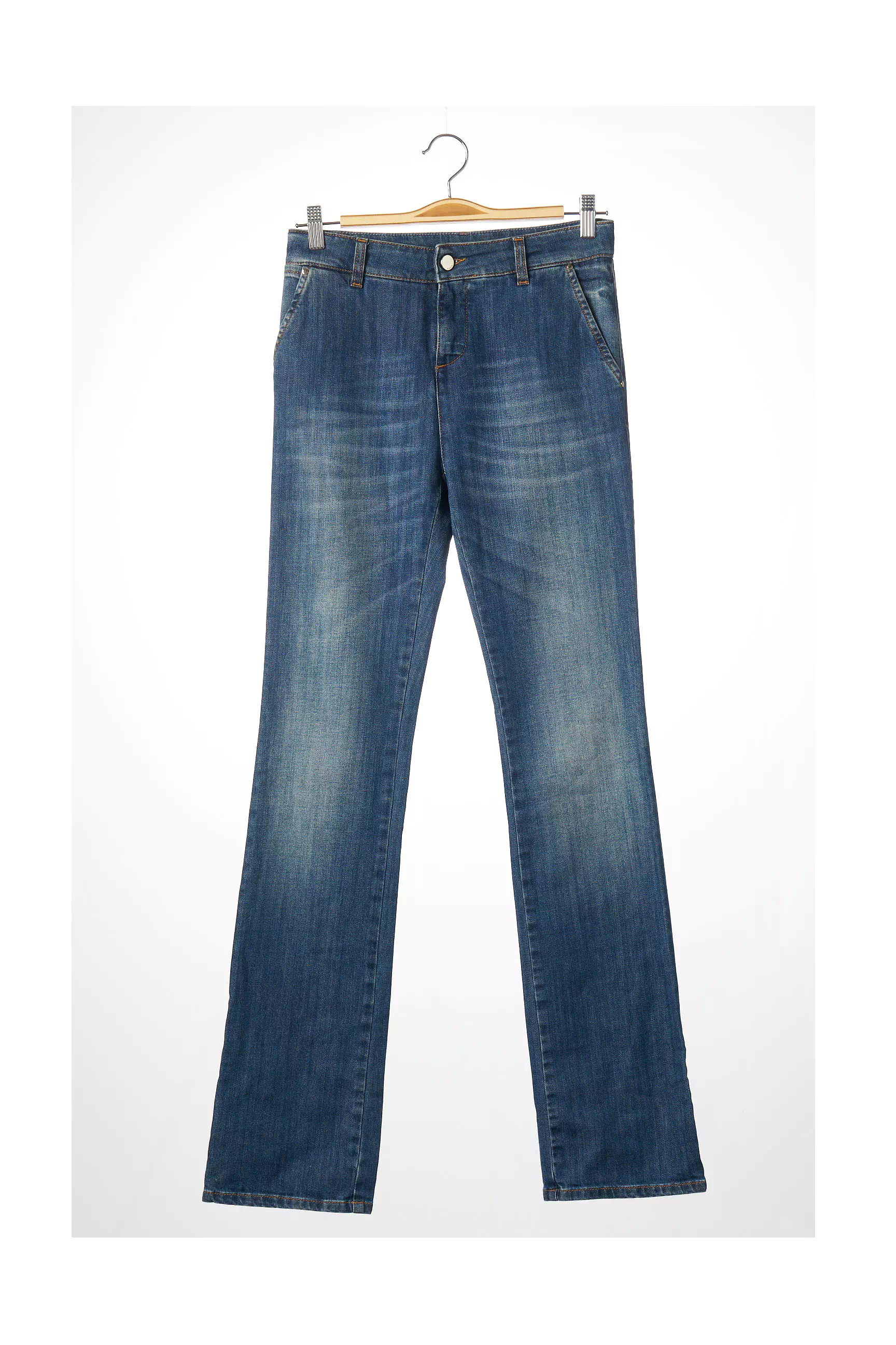 Pinko Jeans Coupe Droite Femme couleur bleu