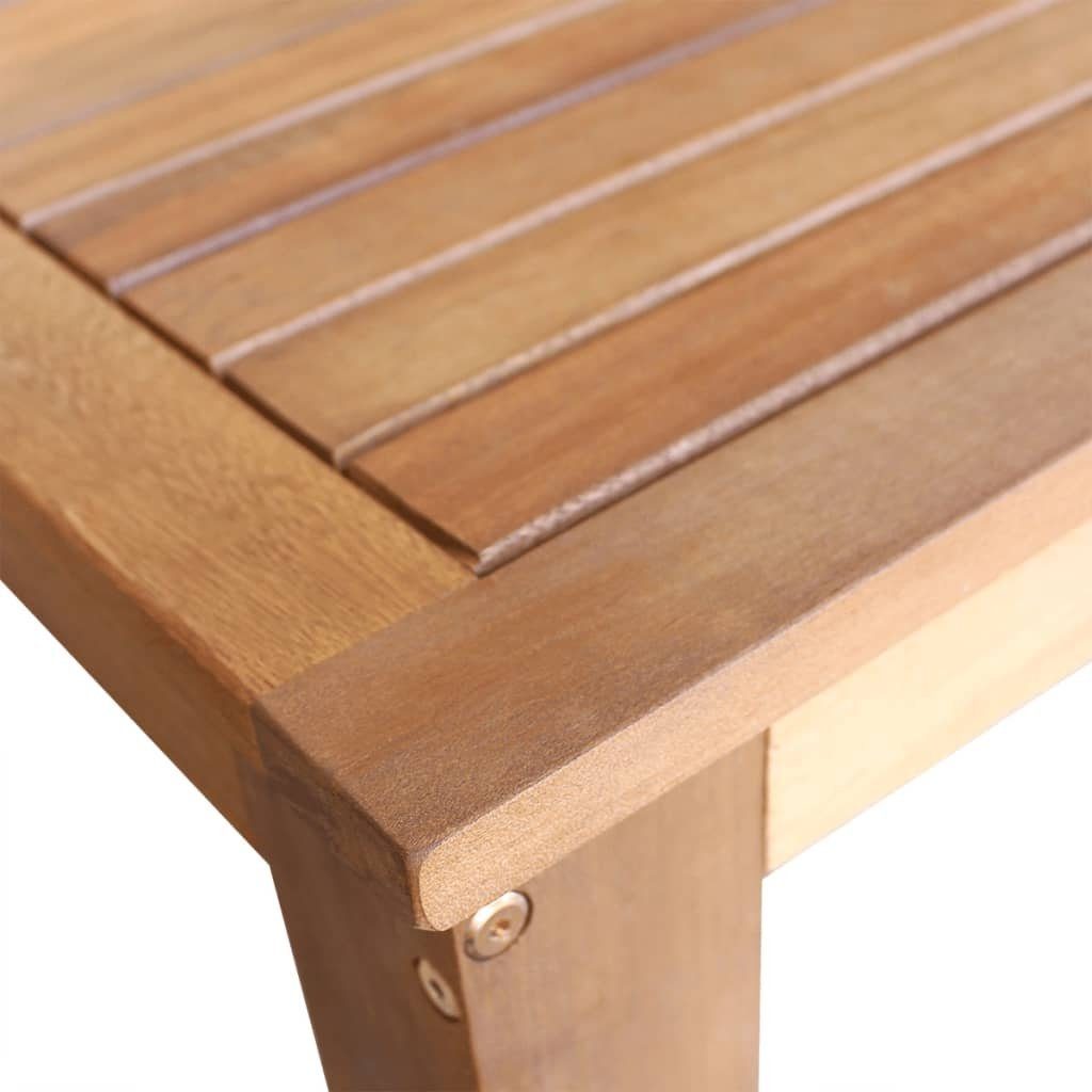 möbelando Stehtisch 295834 (LxBxH: 60x60x105 cm), aus Akazie in natur (geölt)