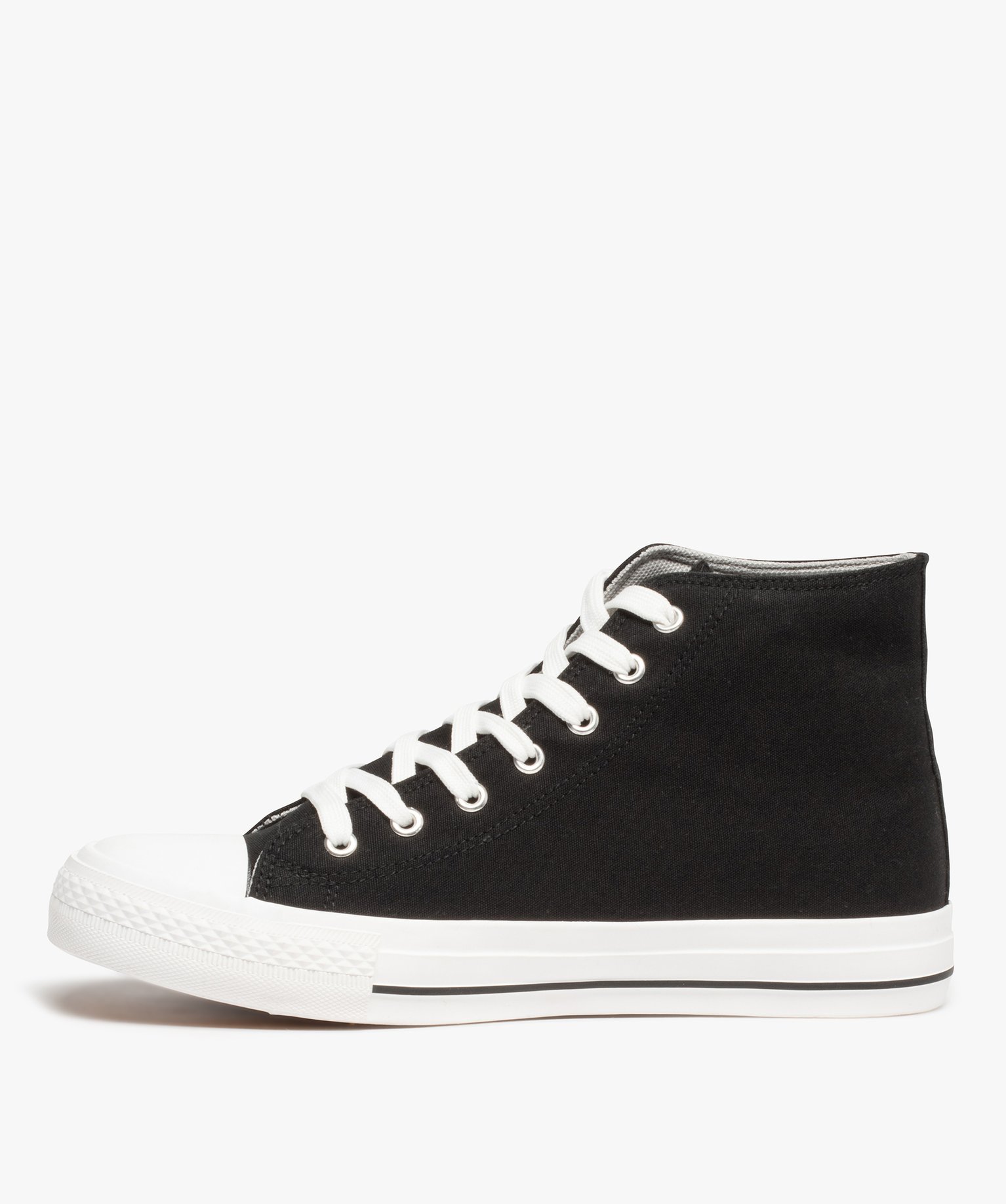 Baskets homme mid-cut en toile Captain America - Marvel noir | GEMO