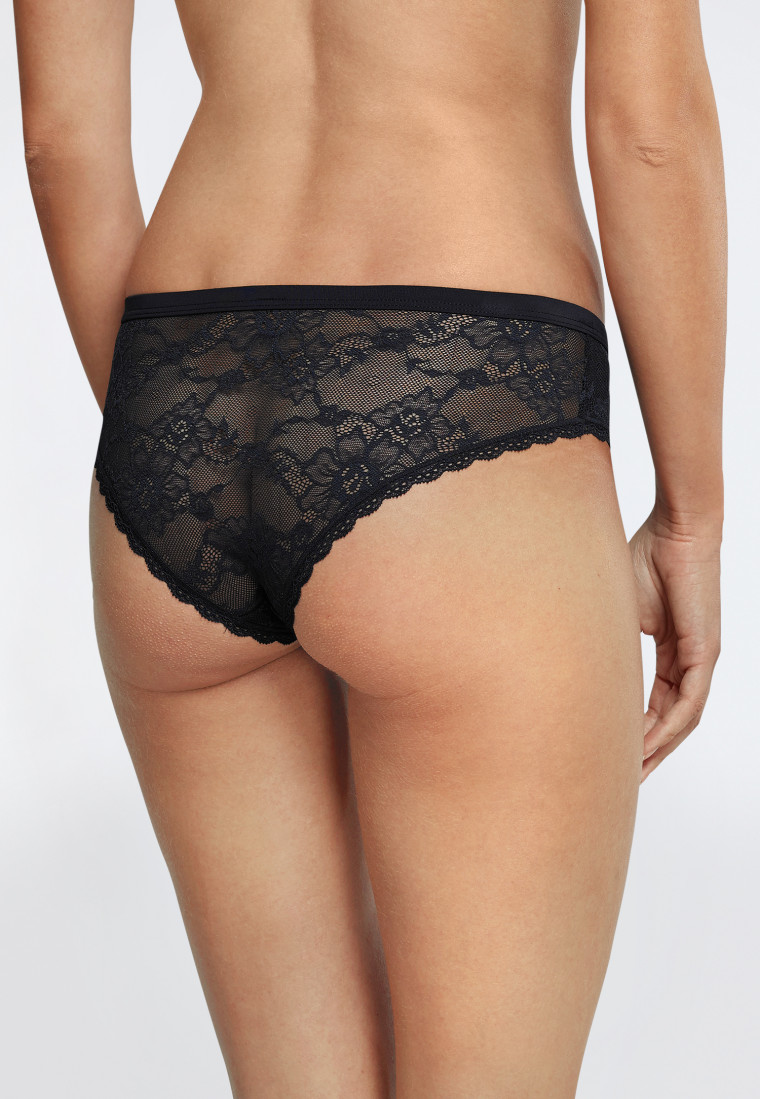 Brazilian Hipster Allover-Spitze nachtblau - Pure Lace