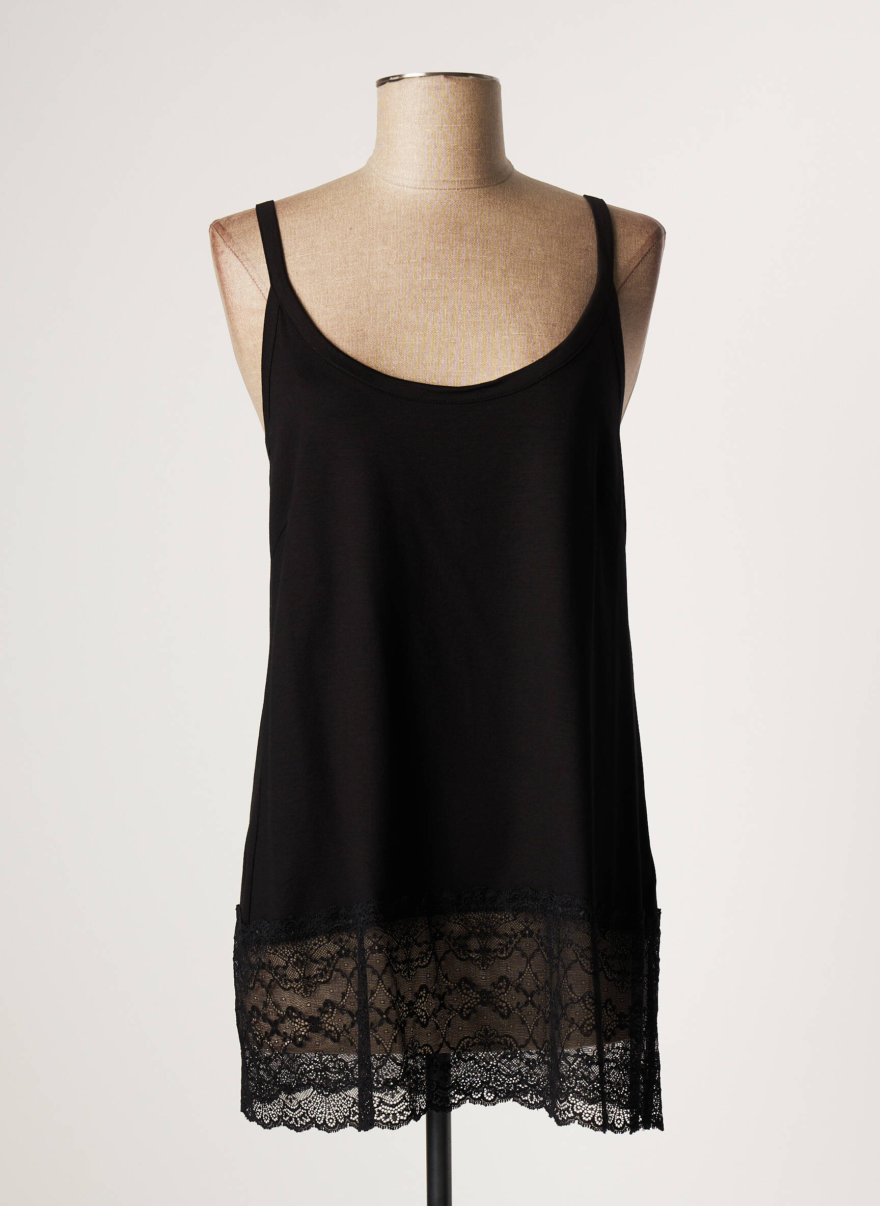 Lauren Vidal Tuniquemanchelongue Femme couleur noir