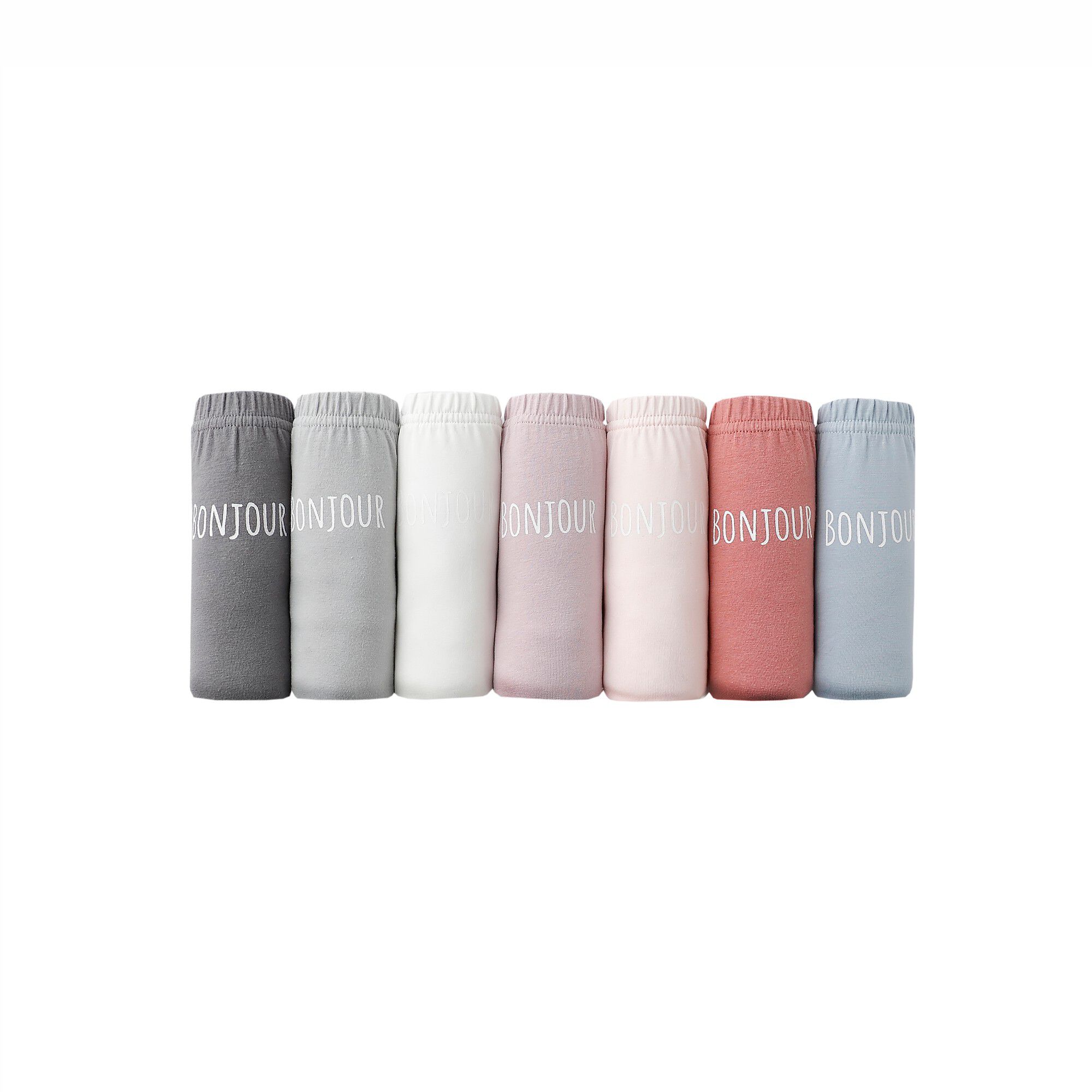 Culotte coton forme maxi unie avec inscription 