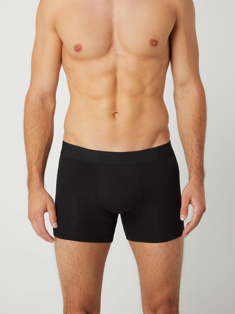 Trunks mit Stretch-Anteil im 3er-Pack in schwarz