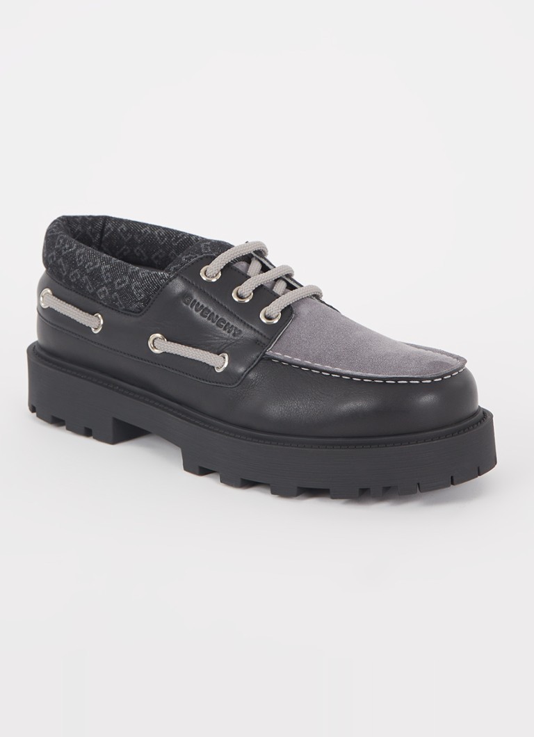 Pantofi sport Givenchy Strom din piele cu detalii din piele întoarsă.