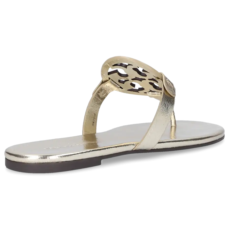 Tory Burch - Zehentrenner MILLER Ziegenleder - gold