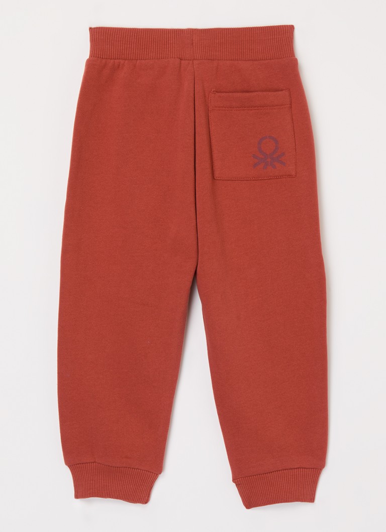 Pantaloni de trening Benetton slim fit cu șnur de strângere