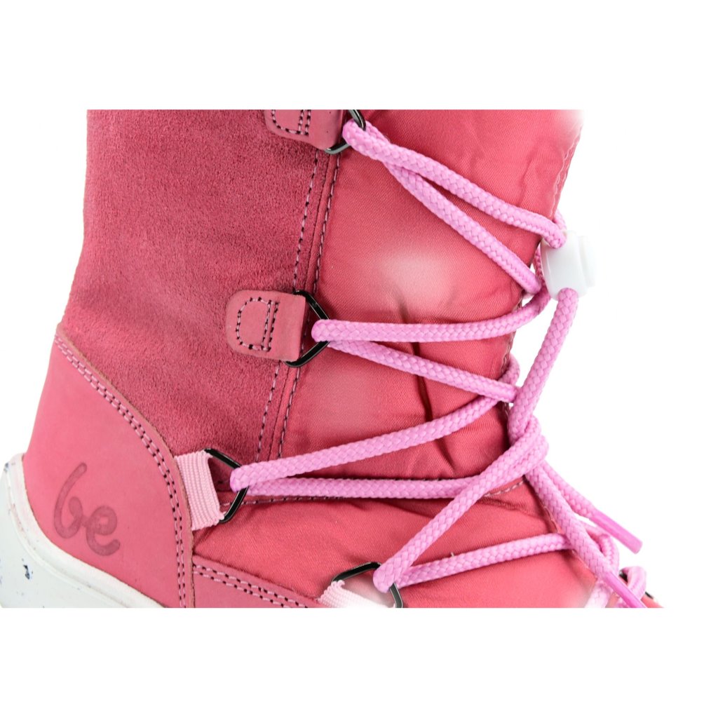 Be Lenka Snowfox Kids 2.0 Pink Winterbarfußschuhe