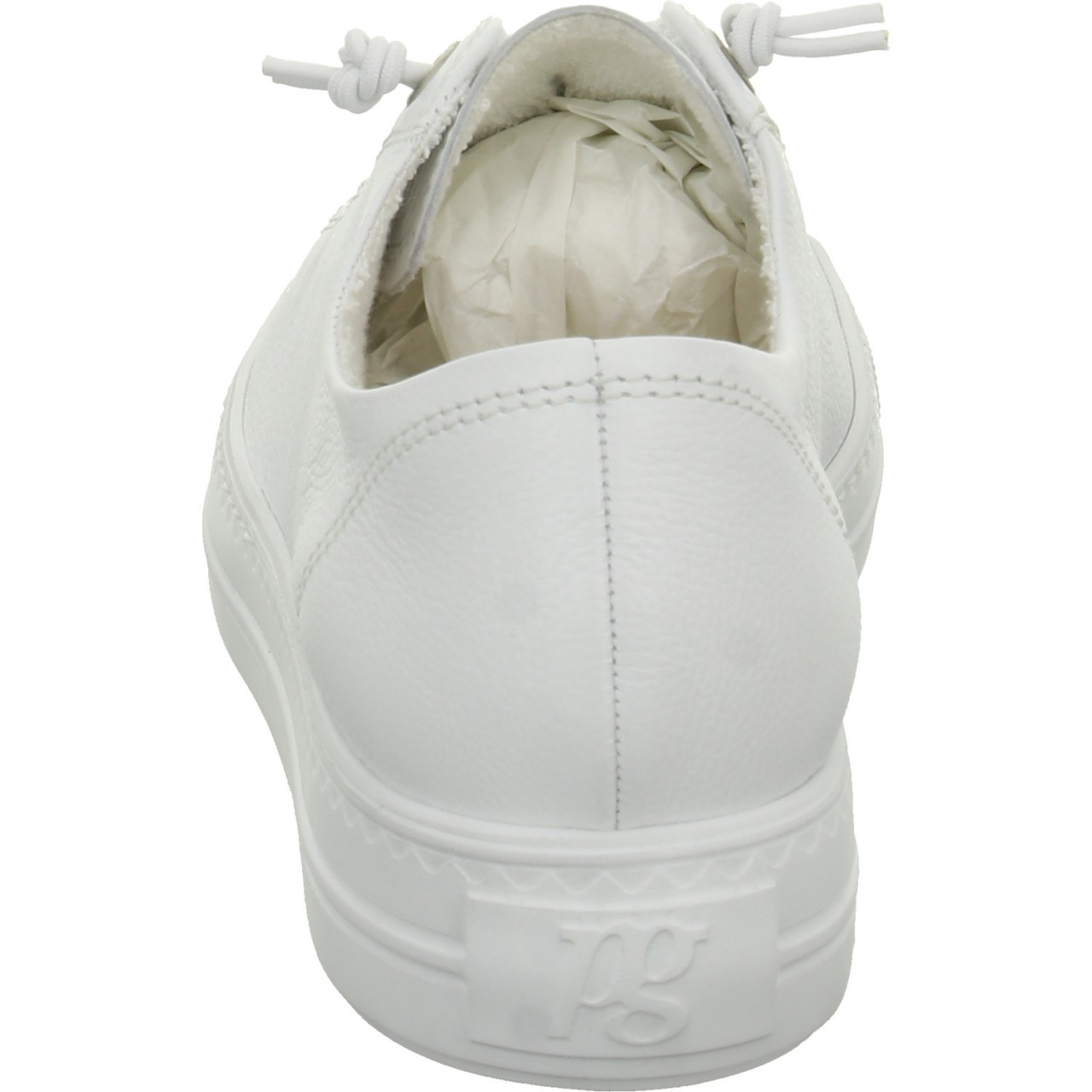 PAUL GREEN Komfort Schnürer weiss white/silver