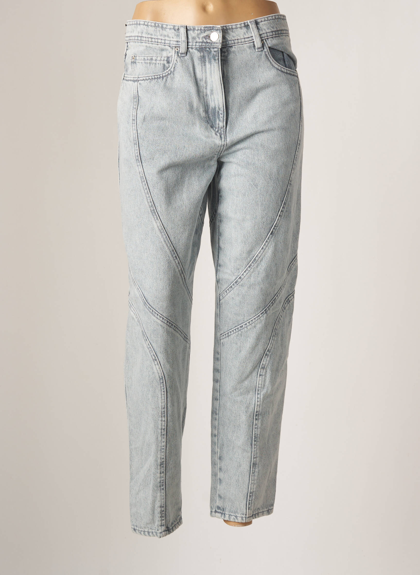 Iro Jean Mom Femme couleur bleu