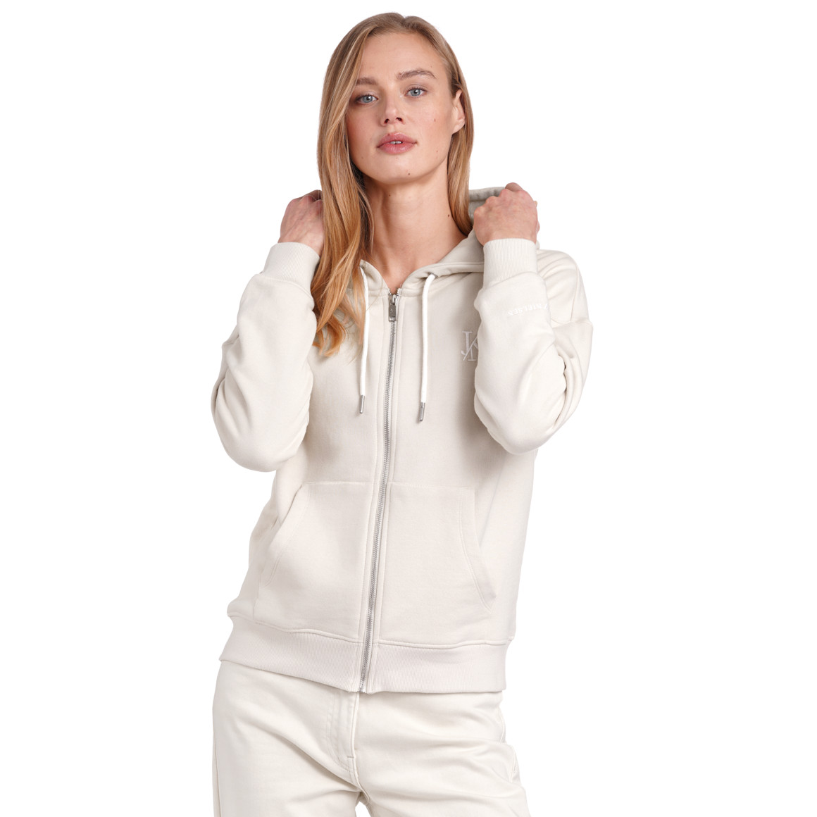 Damen Sweatjacke mit Einschubtaschen