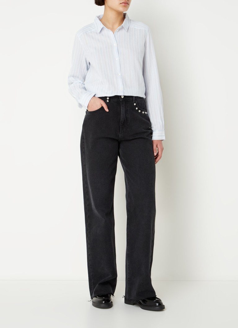 ba&sh  Scherif blouse met streepprint