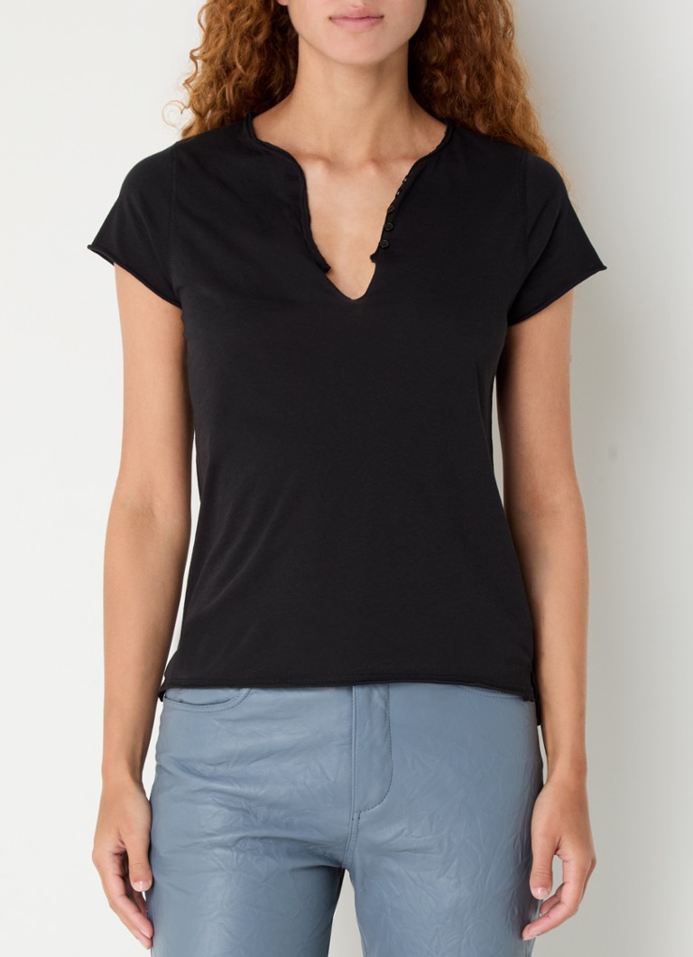 Tricou cu decolteu în V Zadig&Voltaire