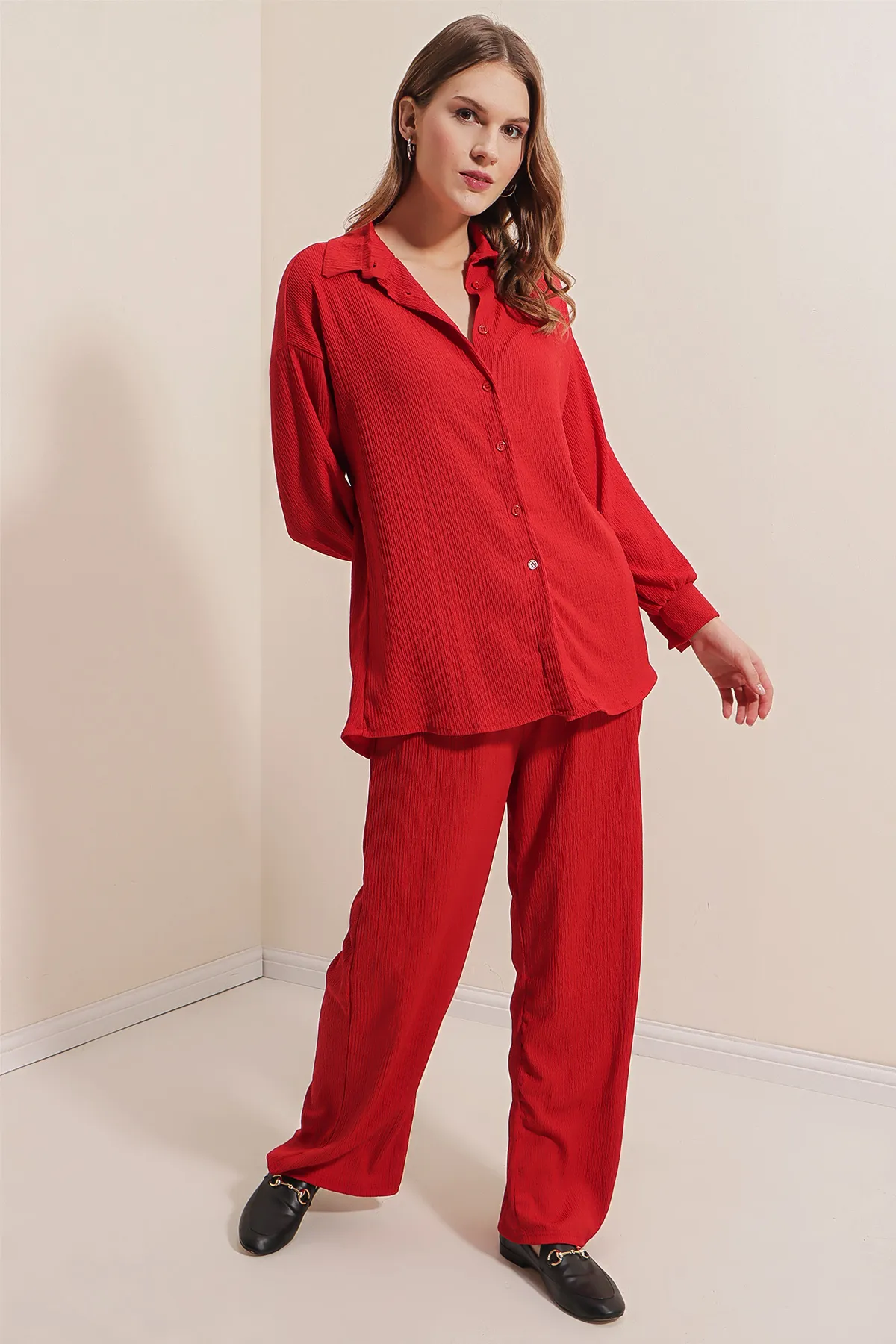 Bigdart  5858 Gestricktes Doppelset – Rot