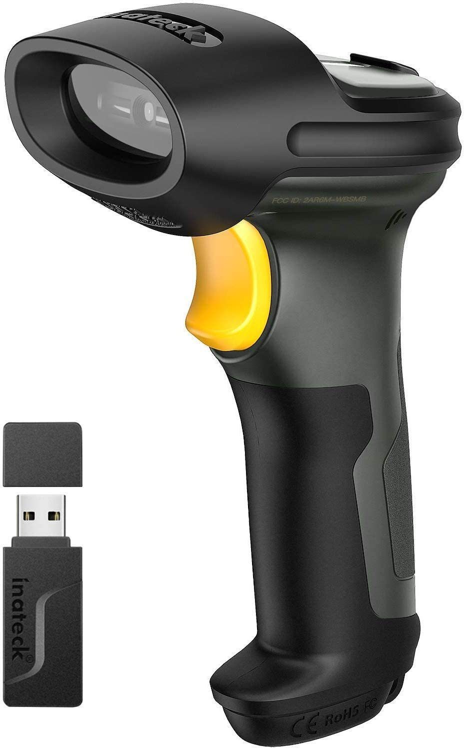 Inateck Barcode Scanner Bluetooth, 1D Wirless Barcode Scanner Handscanner