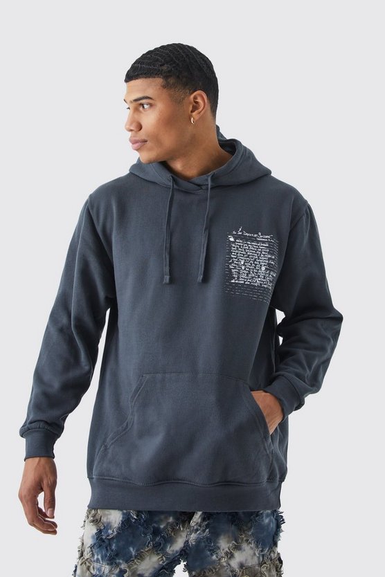 Oversize Hoodie mit lizenziertem Tupac-Print