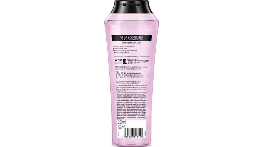 GLISS Shampoo Liquid Silk 250 ml 250 ml