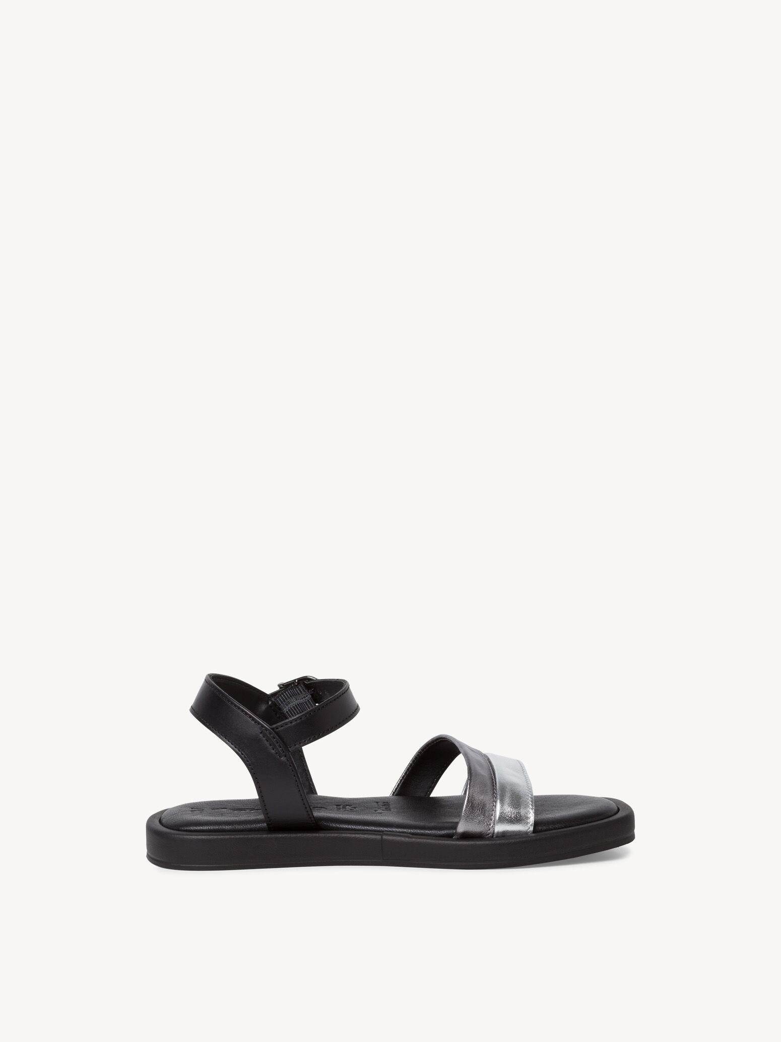 Sandale en cuir - noir