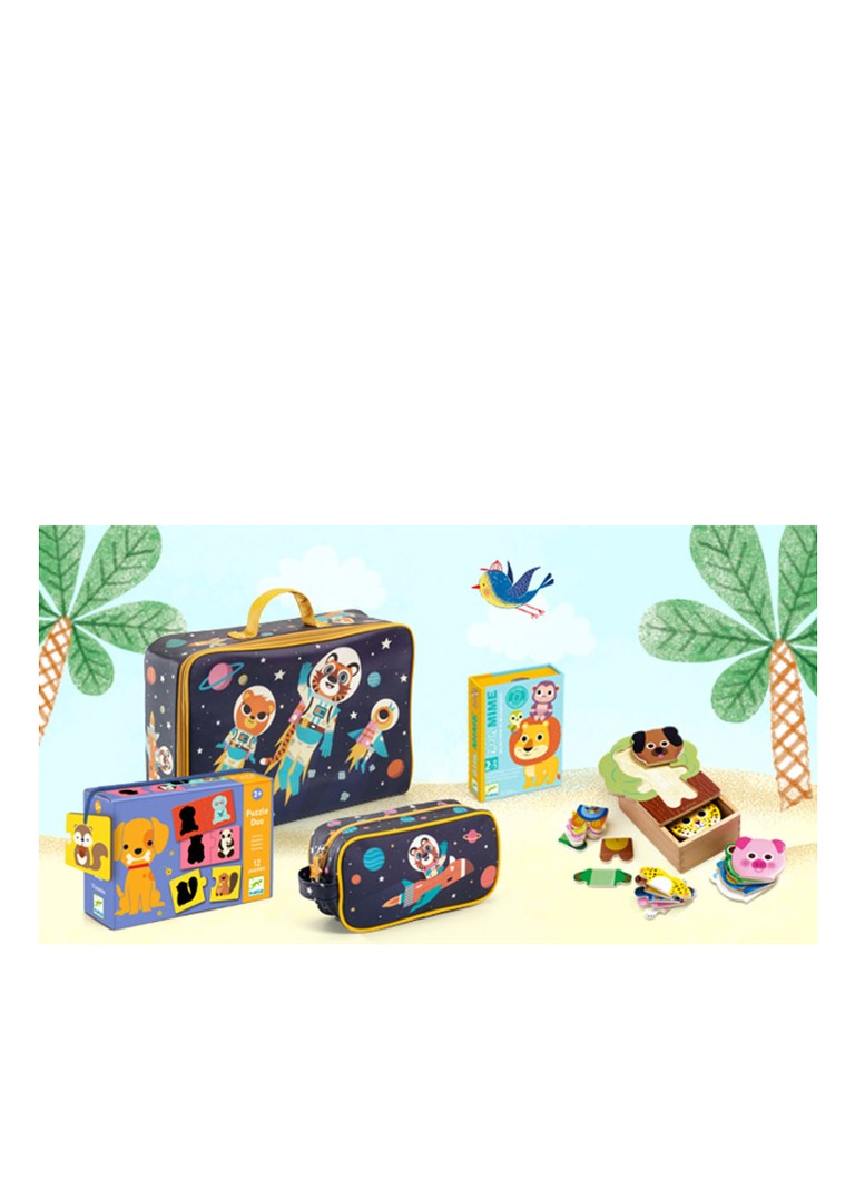 Puzzle din lemn Djeco Arbramix cu 18 piese