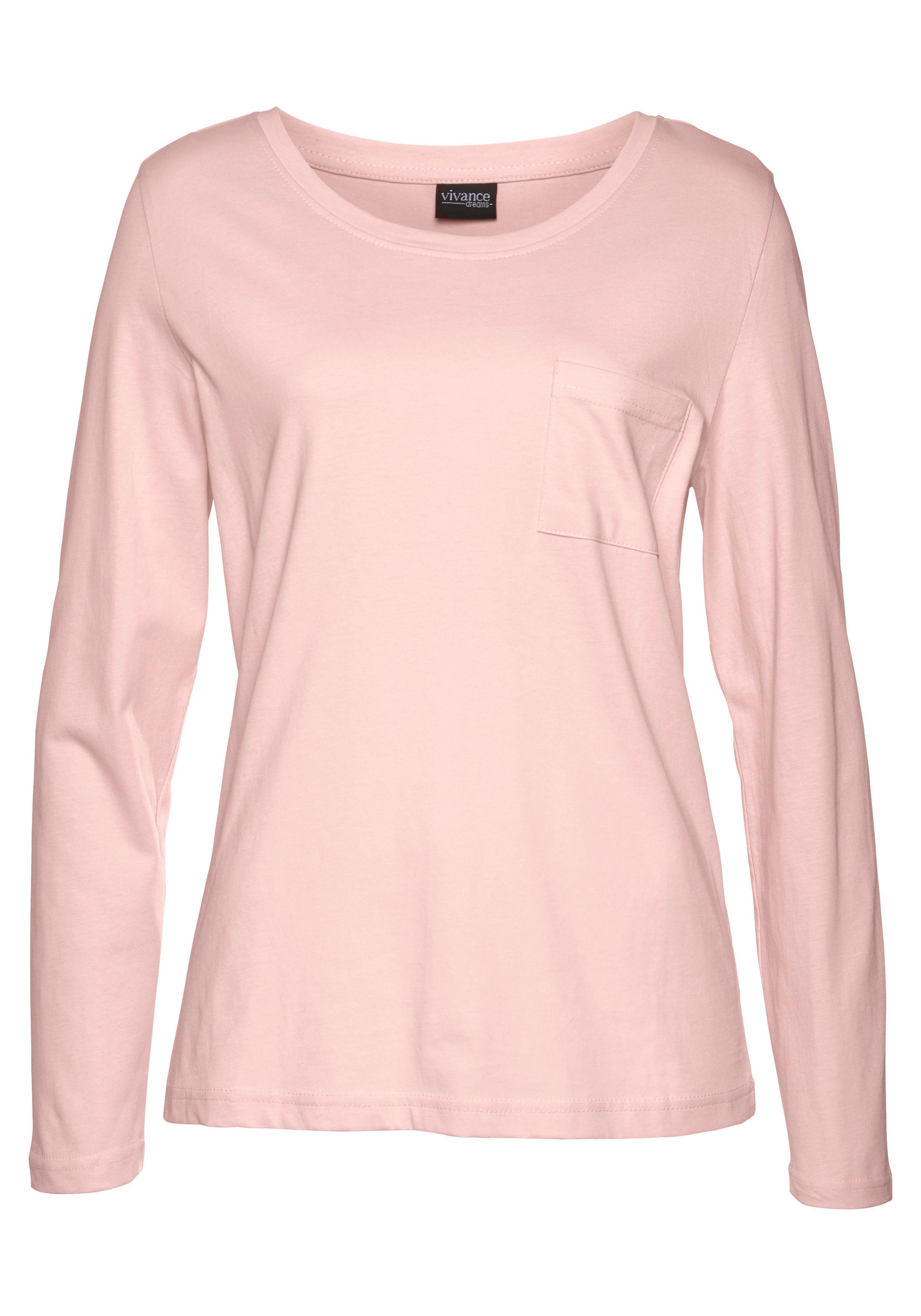Vivance Dreams Pyjama (2 tlg., 1 Stück) mit gemusterter Schlafhose