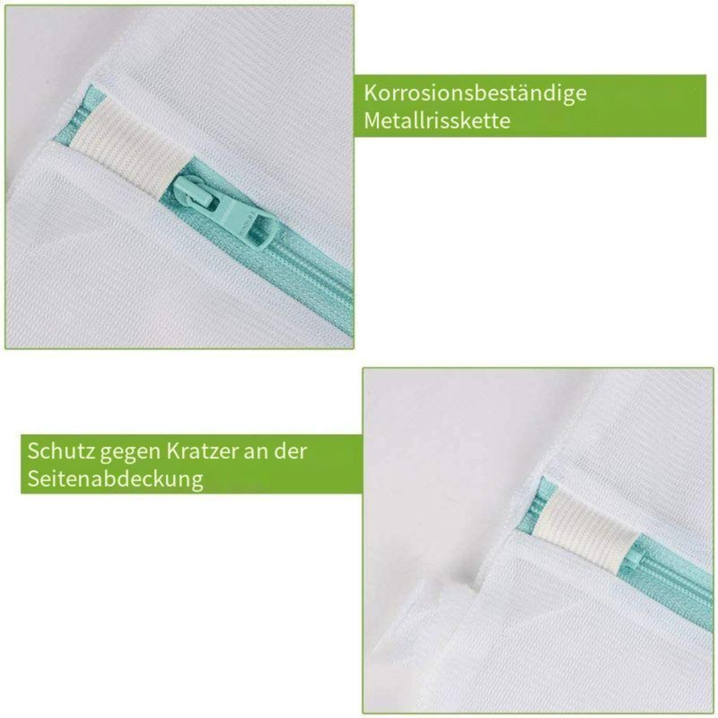 Devenirriche Wäschenetz Wäschesack Groß 90x110cm für Waschmaschine 2er Pack Wäschebeutel