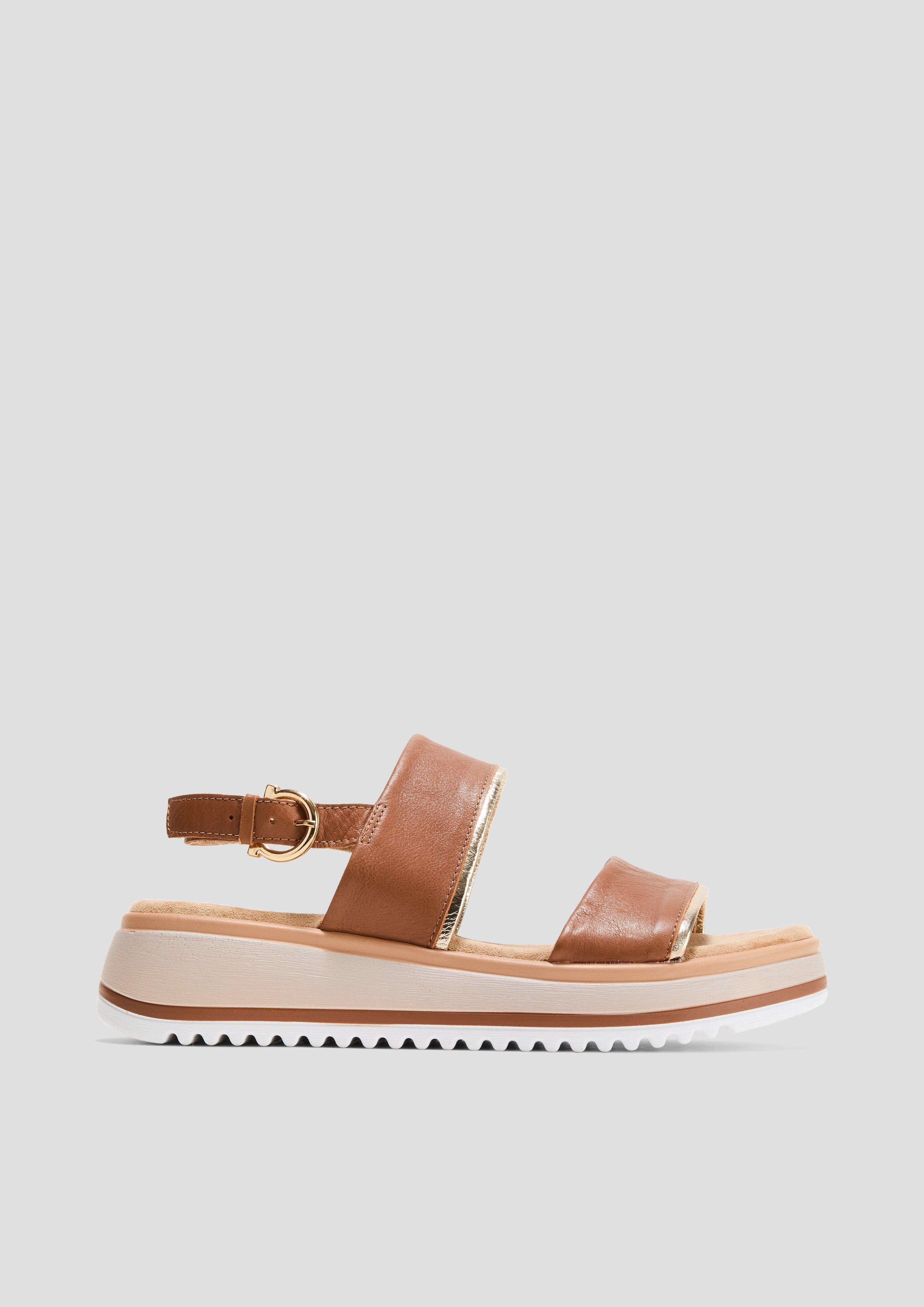 Sandalen mit Lederriemen  6009147-305