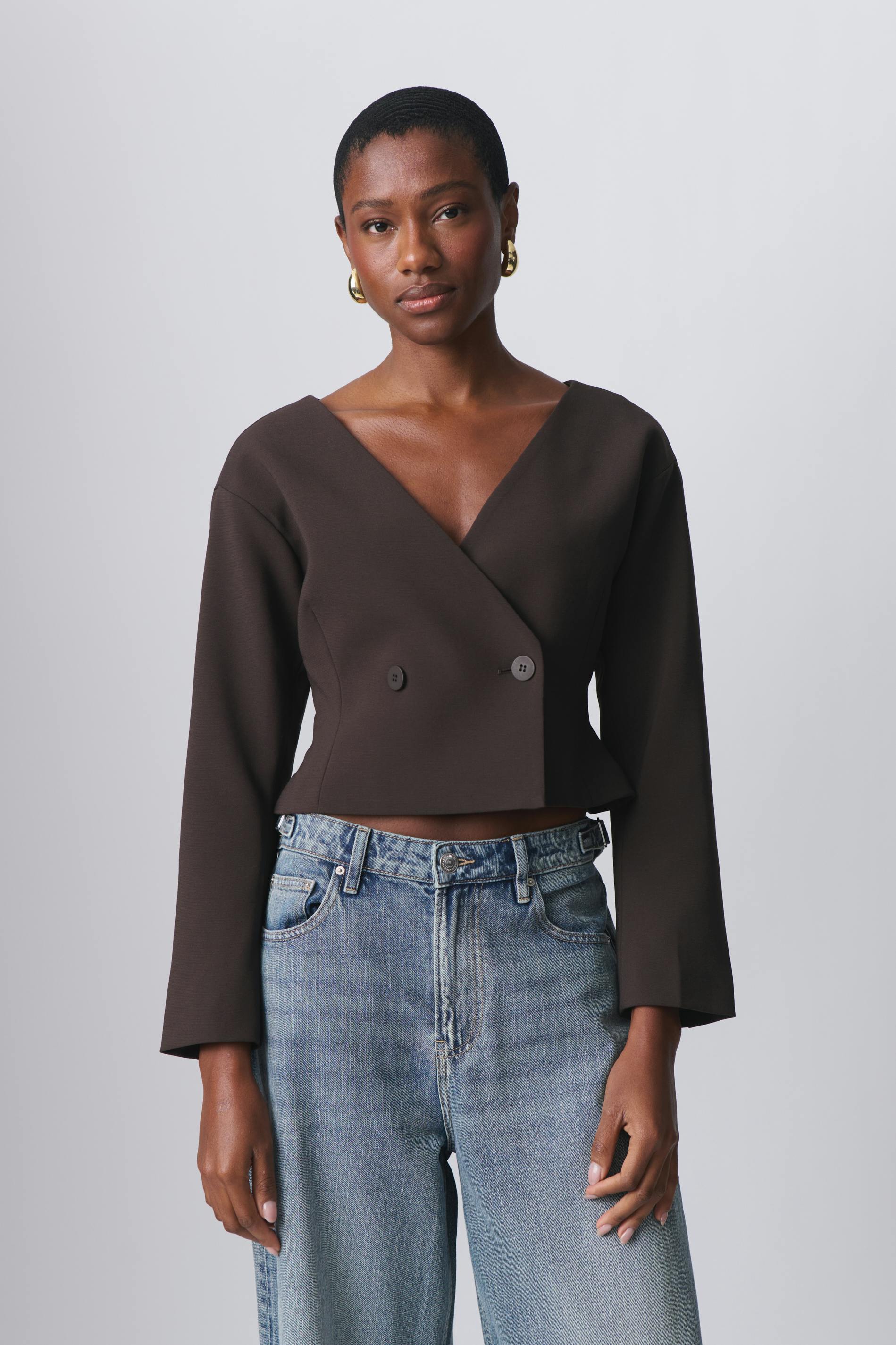 Shaped blazer