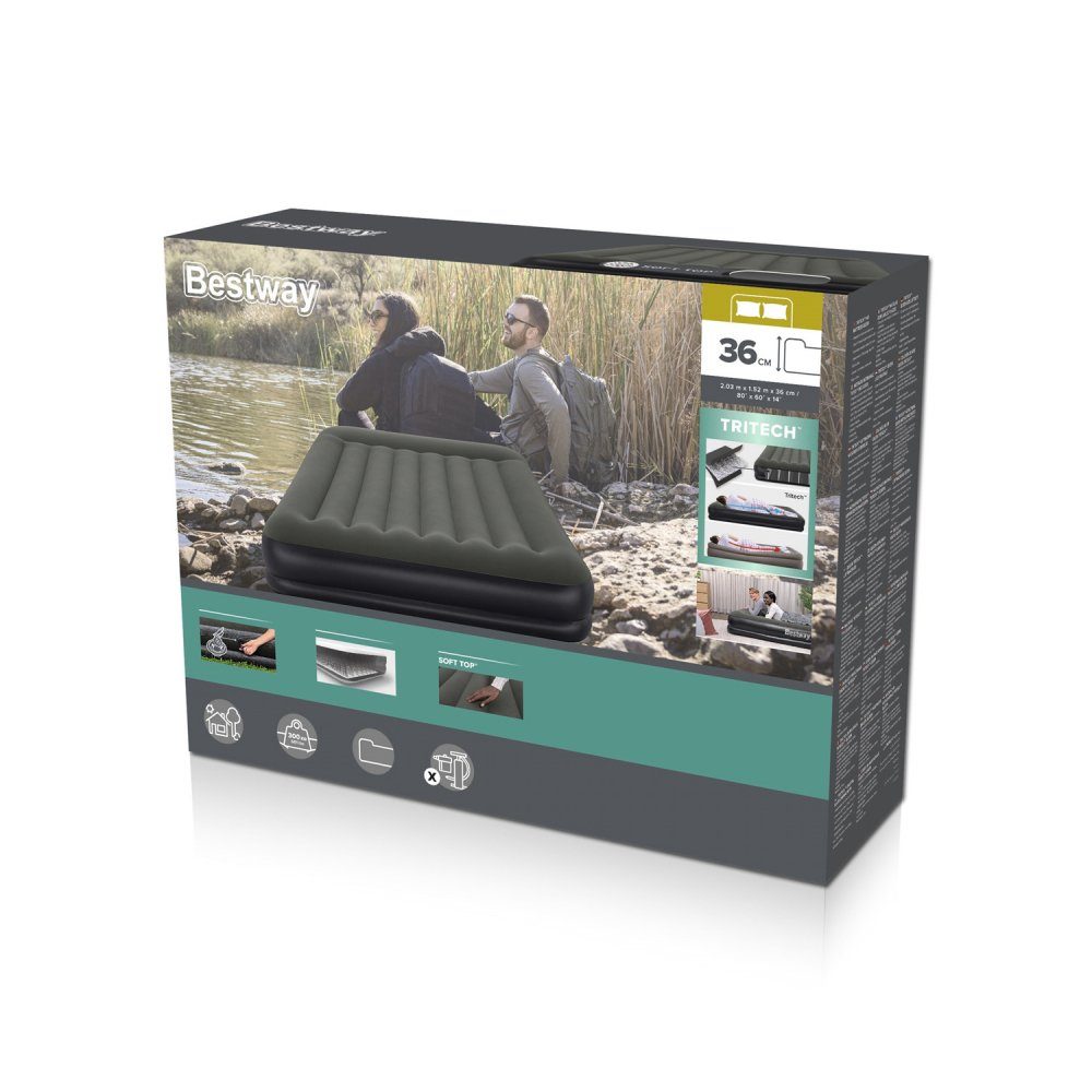 Bestway Luftbett Bestway TriTech Luftbett Double XL/Lo 203 x 152 x 36 cm