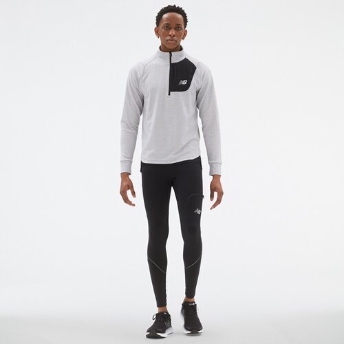 HERREN T-SHIRT NB HEAT GRID HALF ZIP
