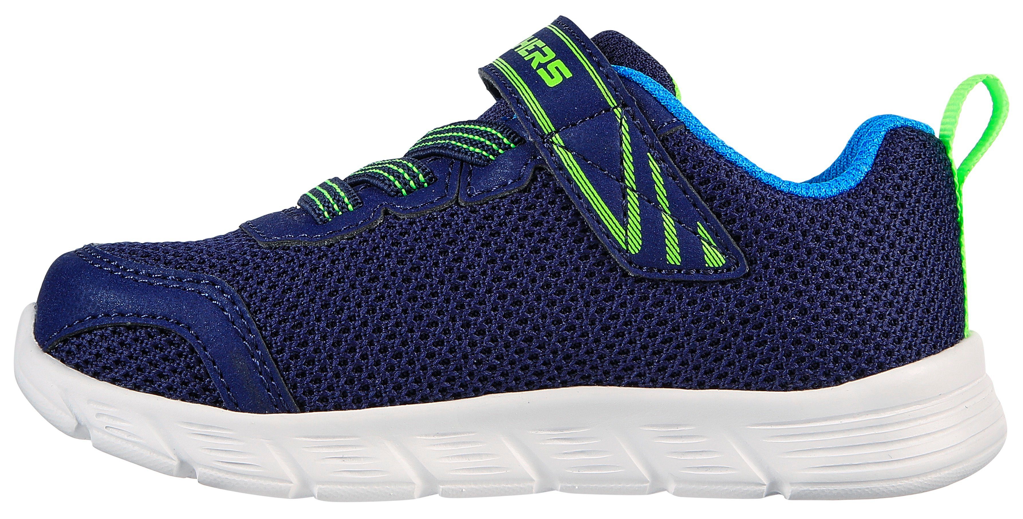 Skechers Kids COMFY FLEX MINI TRAINER Sneaker mit Klettverschluss und Gummizug