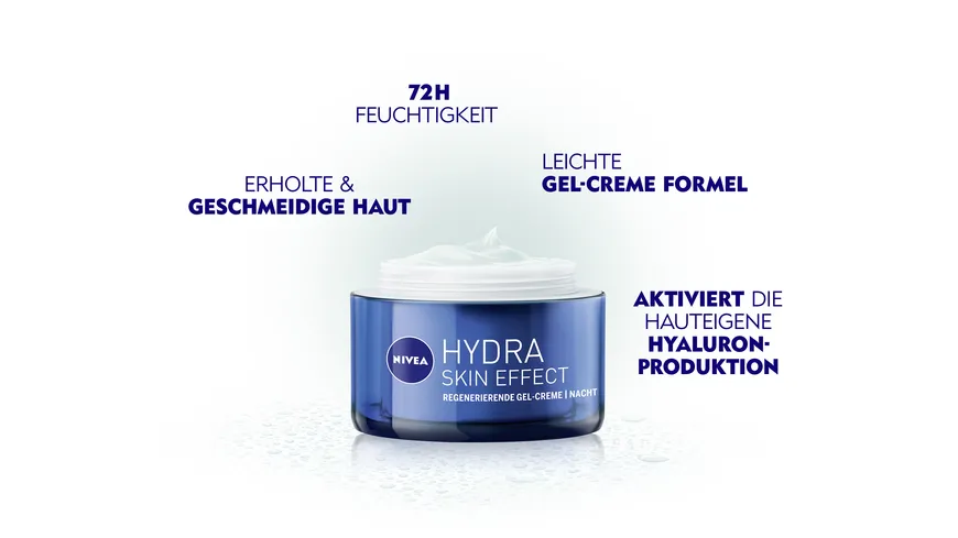 NIVEA Hydra Skin Effect Regenerierende Gel-Creme Nacht 50 ml