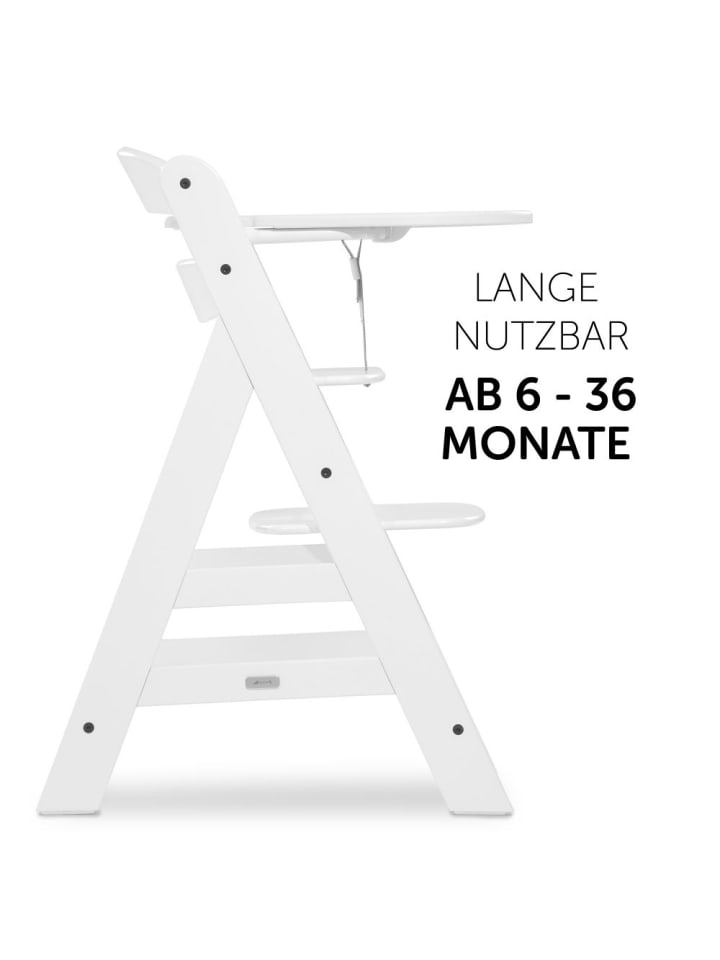 Hauck 5-tlg. Essbrett-Set für Alpha Plus - Click Tray   in weiss,rosa günstig kaufen onesize