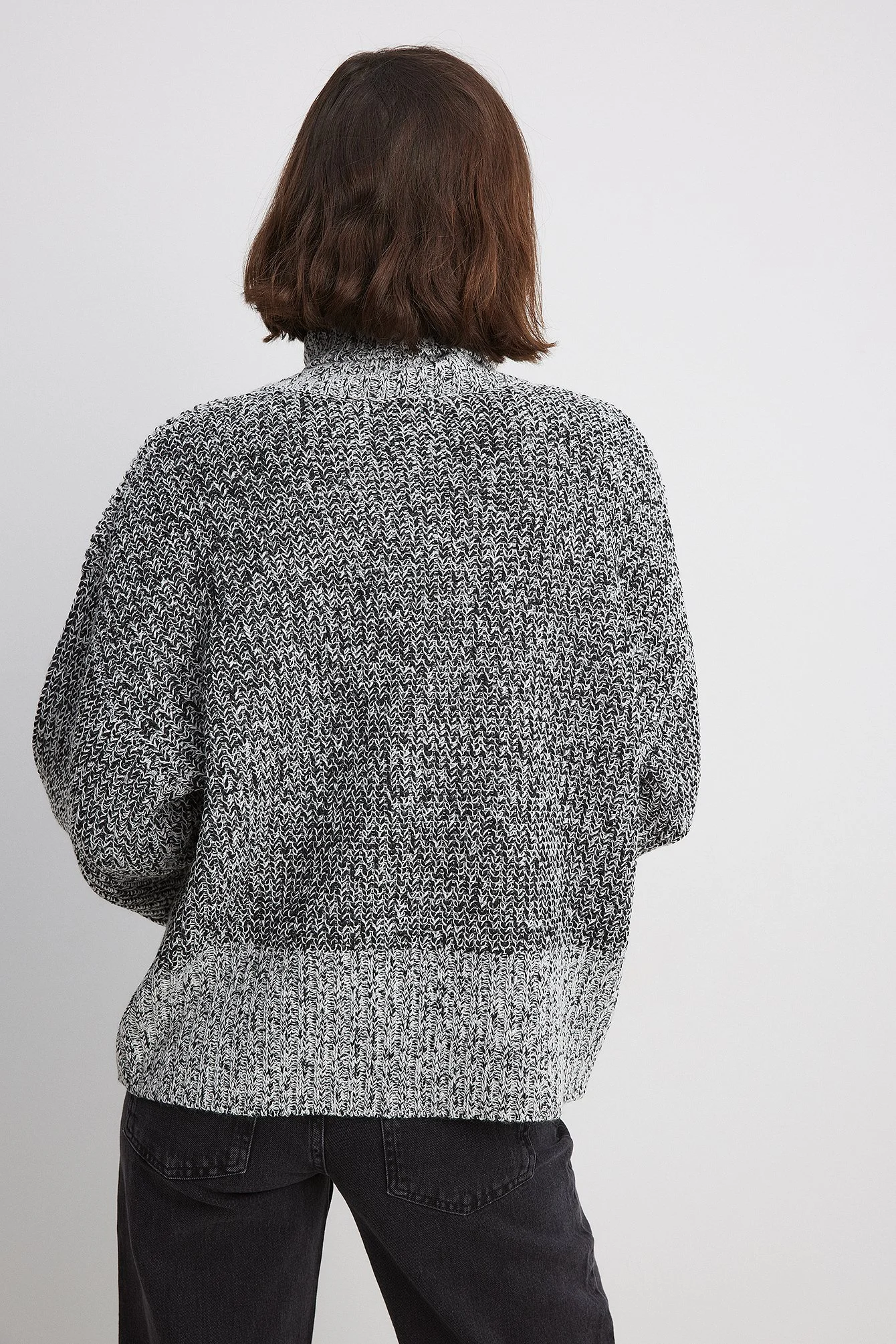 Rollkragenpullover gestrickt