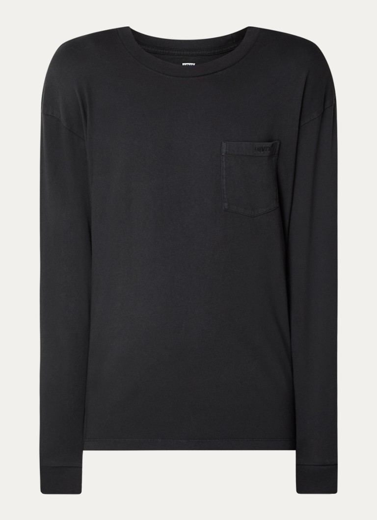 Tricou Levi's cu mânecă lungă și buzunar la piept