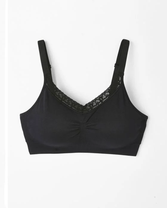 Soutien-gorge brassière sans armatures en maille