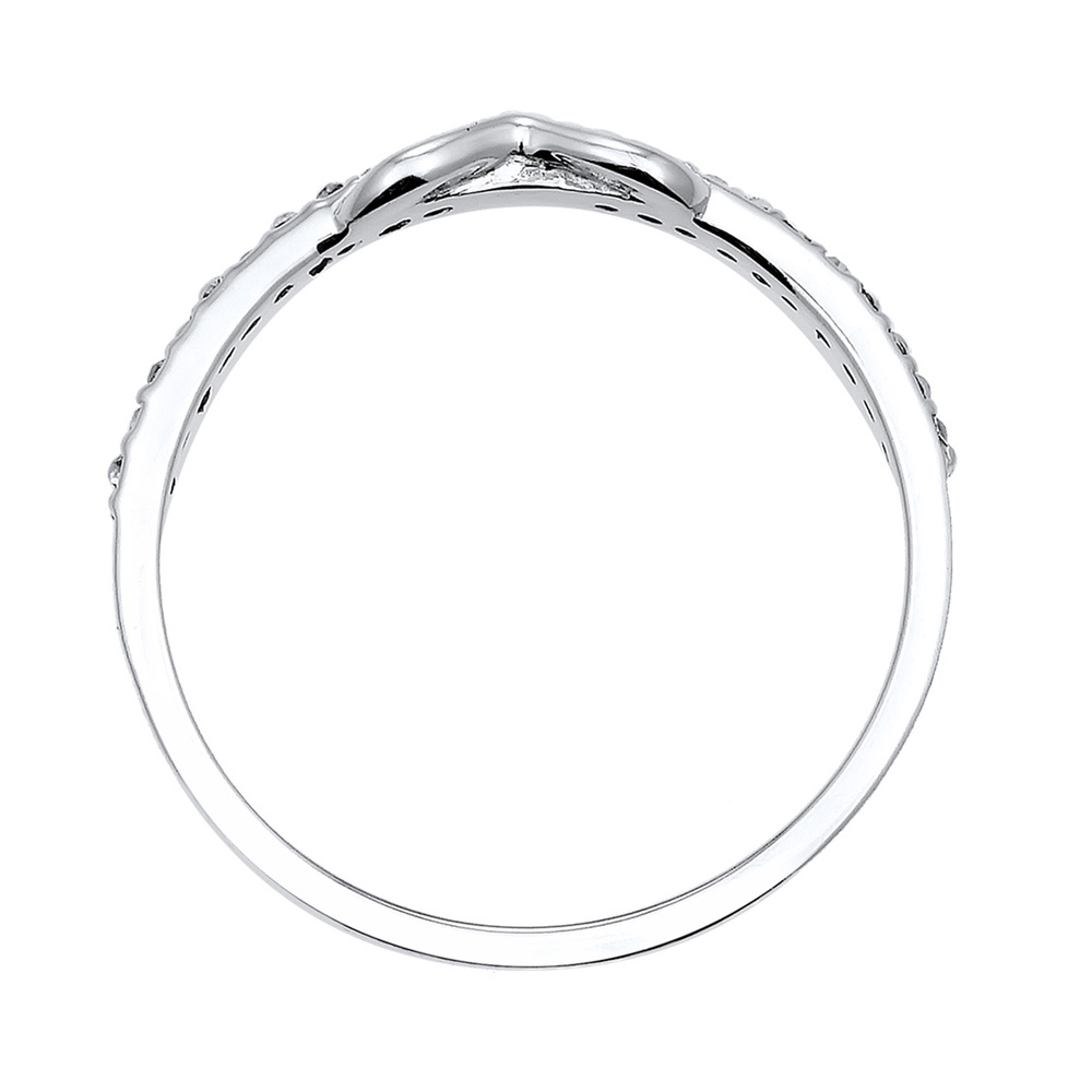 Elli Elli Bague Infinity Kristalle Edel Cute 925 Silber Bague