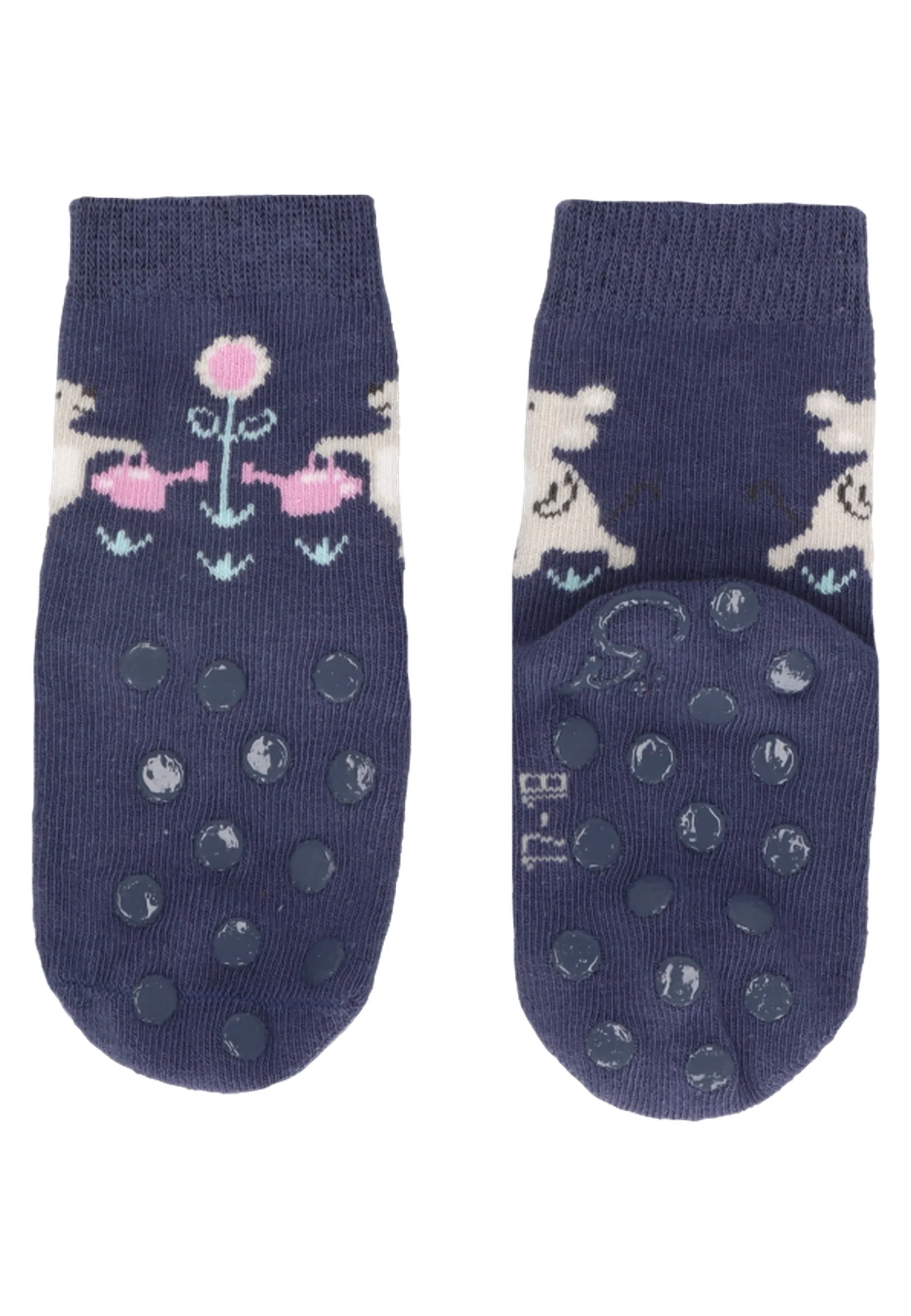ABS Krabbelsocken im 2er Pack mit Motiv Maus