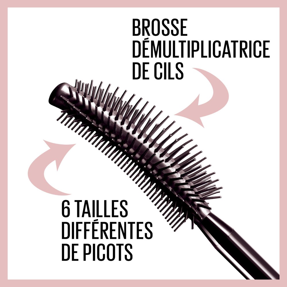 Maybelline New York Mascara Cils Sensational Noir Mascara volume effet éventail noir