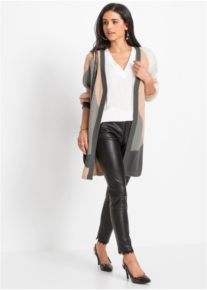Oversize-Strickjacke