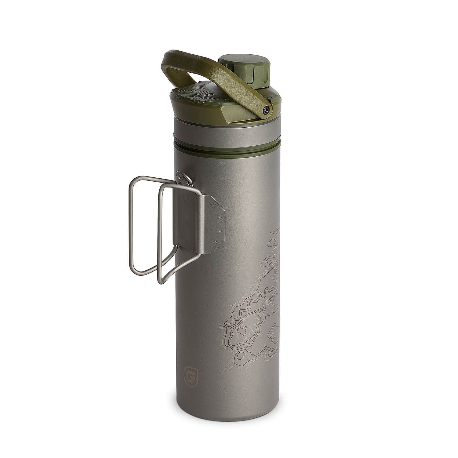 Titanium UltraPress Purifier Trinkflasche