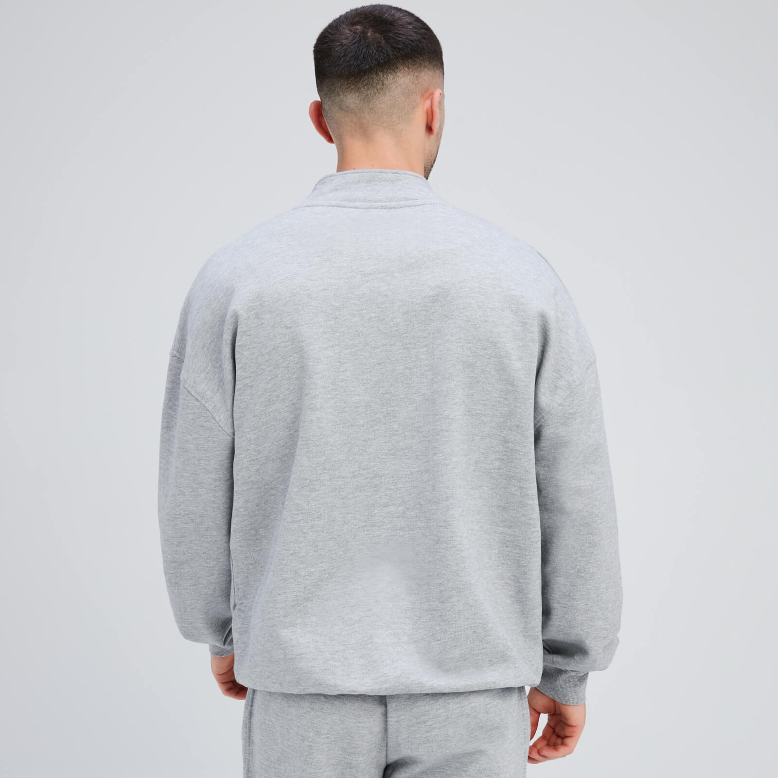 Haut à fermeture éclair ¼ MP Rest Day pour hommes – Orage chiné