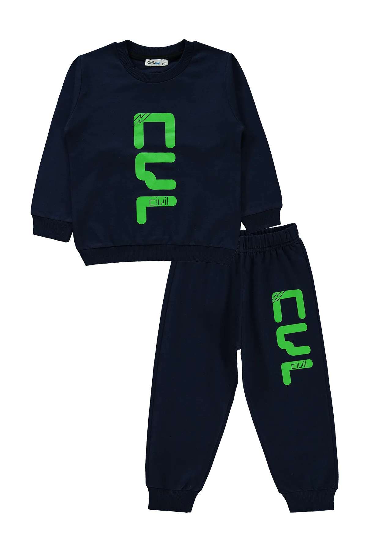 Civil Boys  Jungen-Trainingsanzug-Set, 2–5 Jahre, Dunkelblau