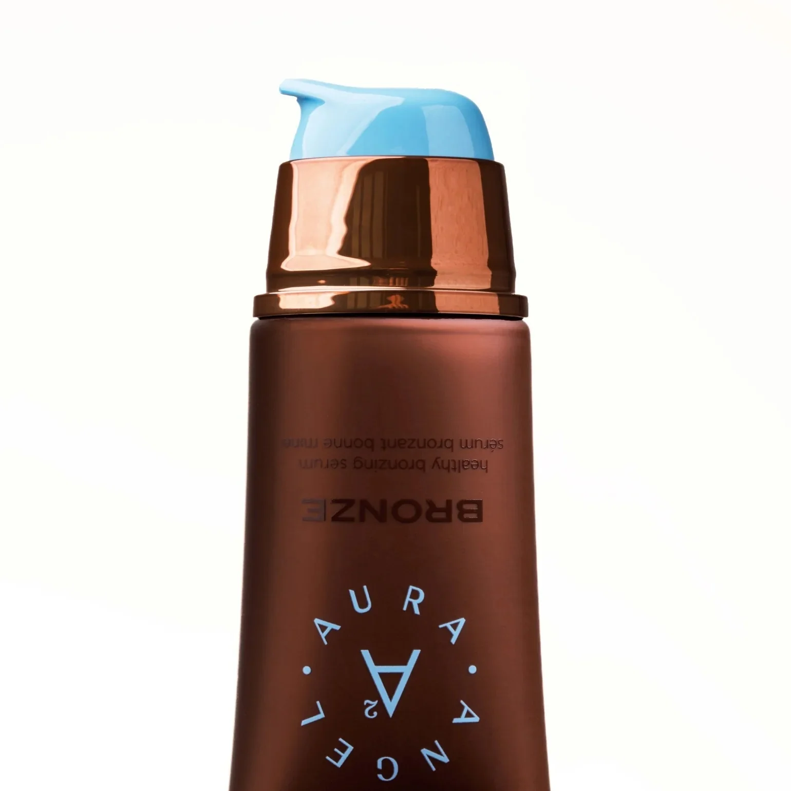 Base de maquillaje Angel Aura Bronze Face, base de maquillaje lifting, base de maquillaje iluminadora, base de maquillaje hidratante, sérum facial de efecto global, piel perfecta, tono tierra.