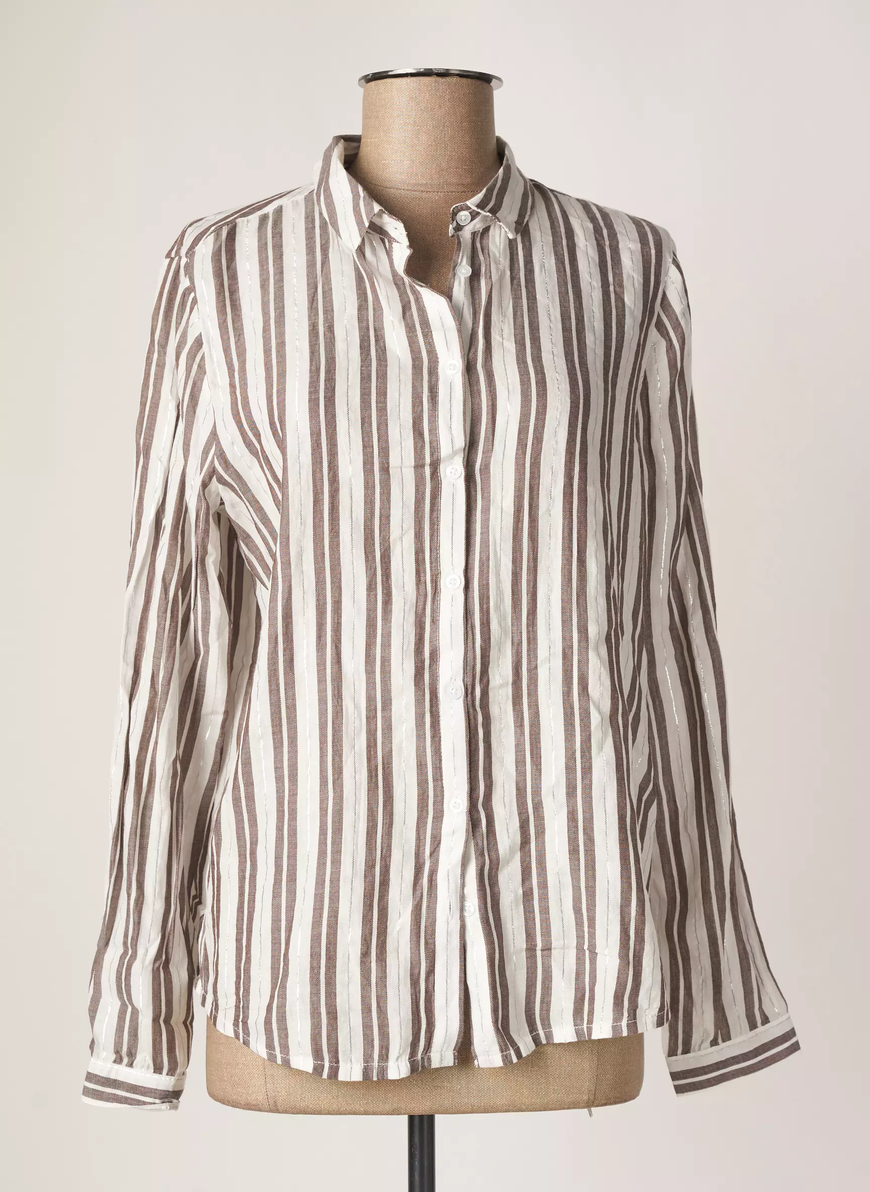 Ichi Chemisiers Femme couleur marron