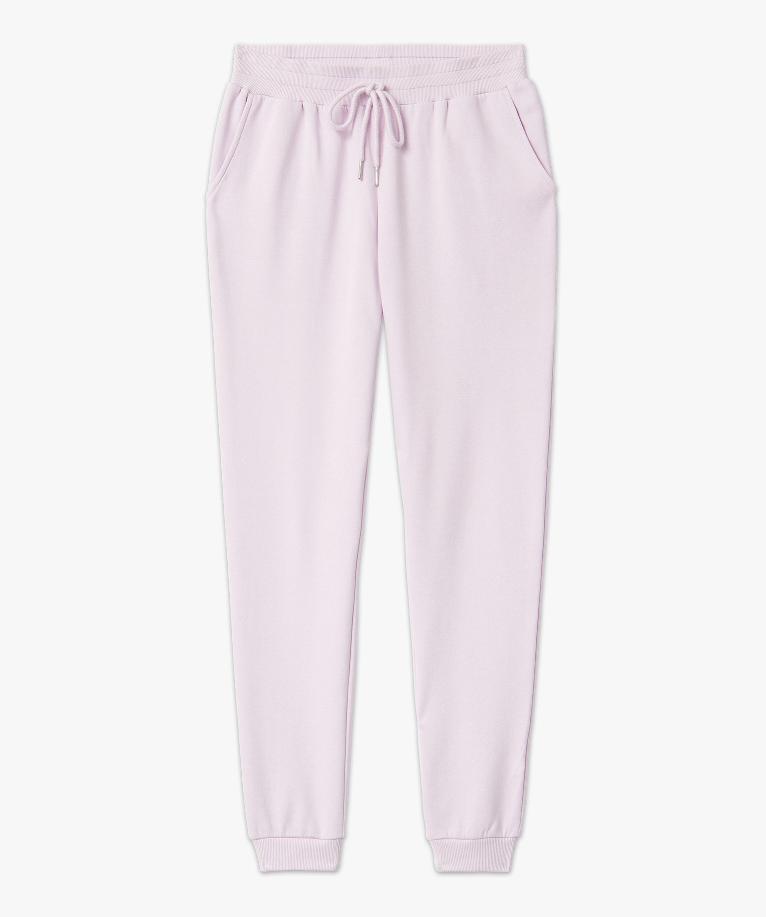Pantalon de jogging femme molletonné violet clair | GEMO