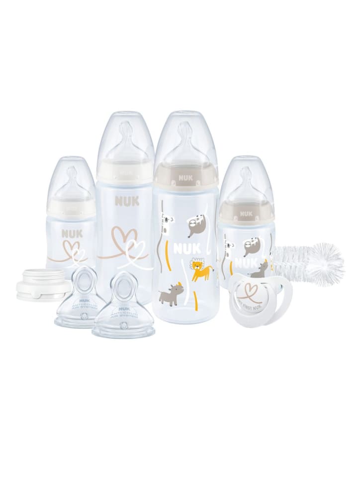 NUK 9-tlg. Perfect-Start-Set PP First Choice Plus - in weiss,motiv günstig kaufen onesize