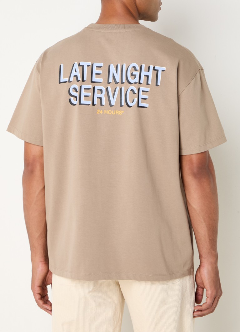 Les Deux Late Night Service T-shirt with front and back print