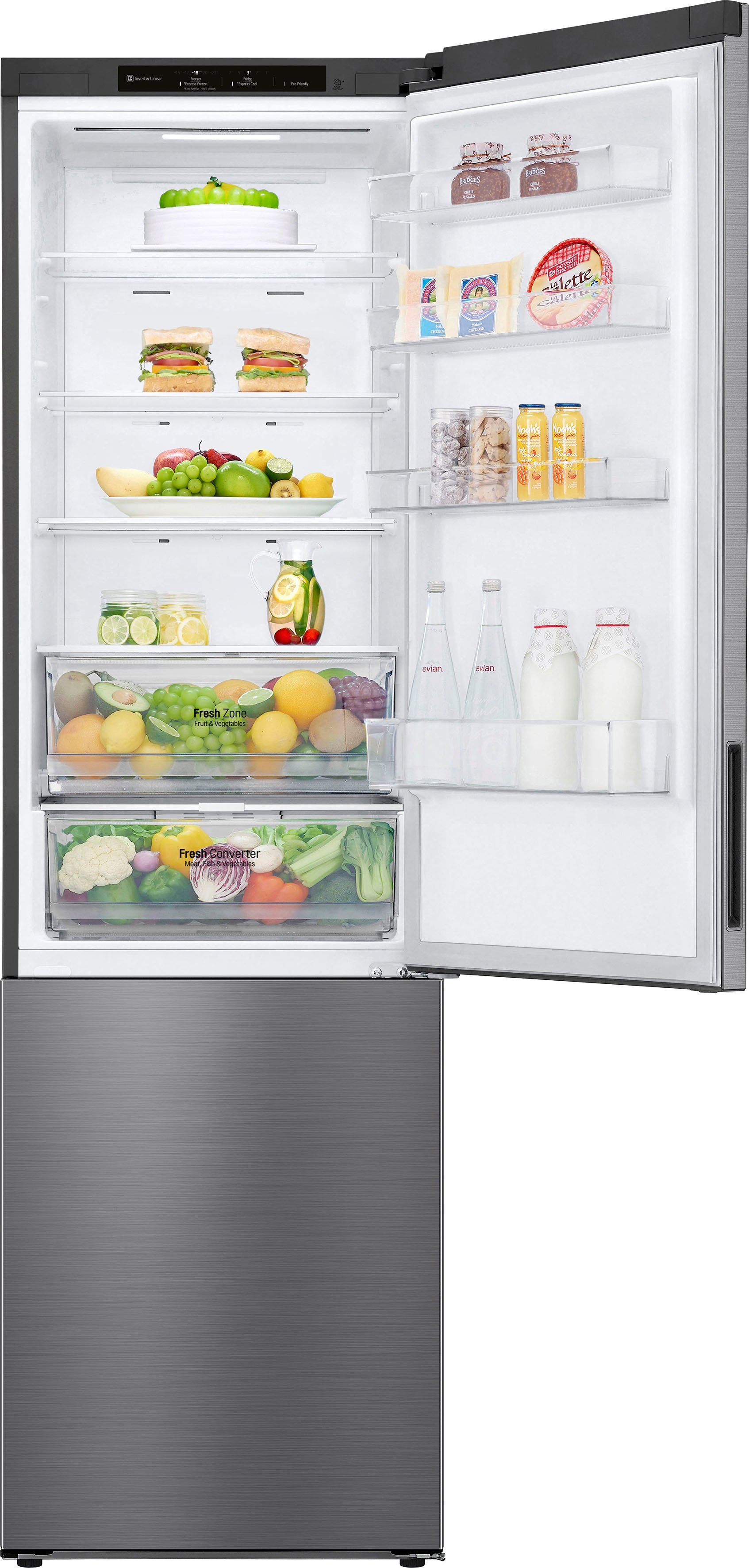 LG Kühl-/Gefrierkombination GBP62PZNBC, 203,0 cm hoch, 59,5 cm breit