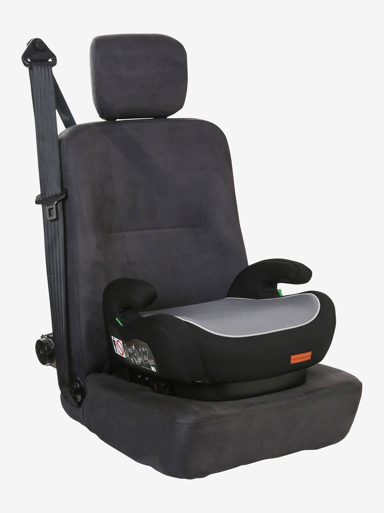 Siège-auto rehausseur isofix Hopla VERTBAUDET lot noir