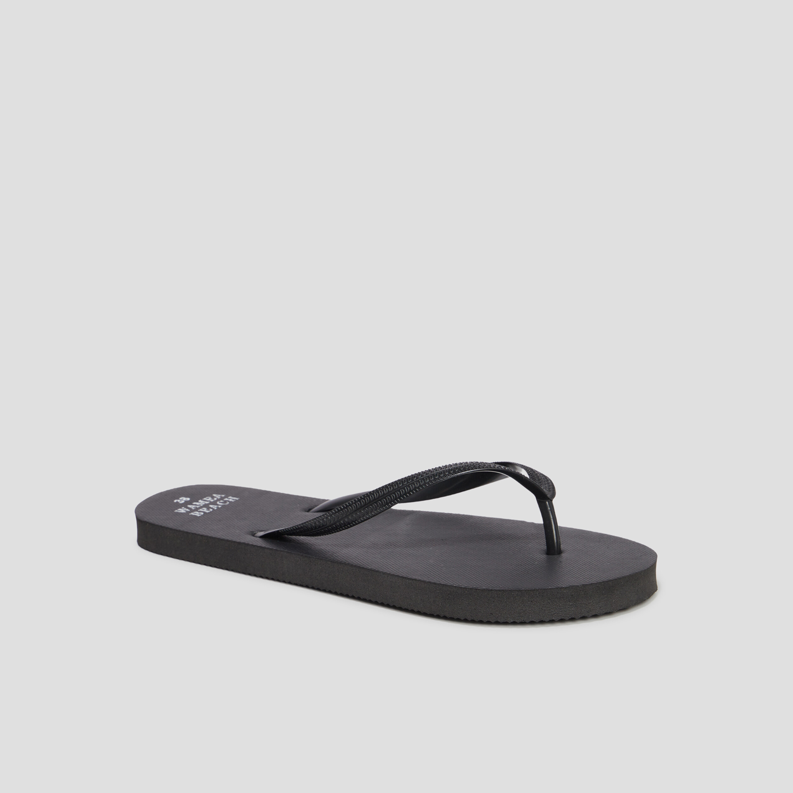 Tongs Wamea Beach noir femme | La Halle