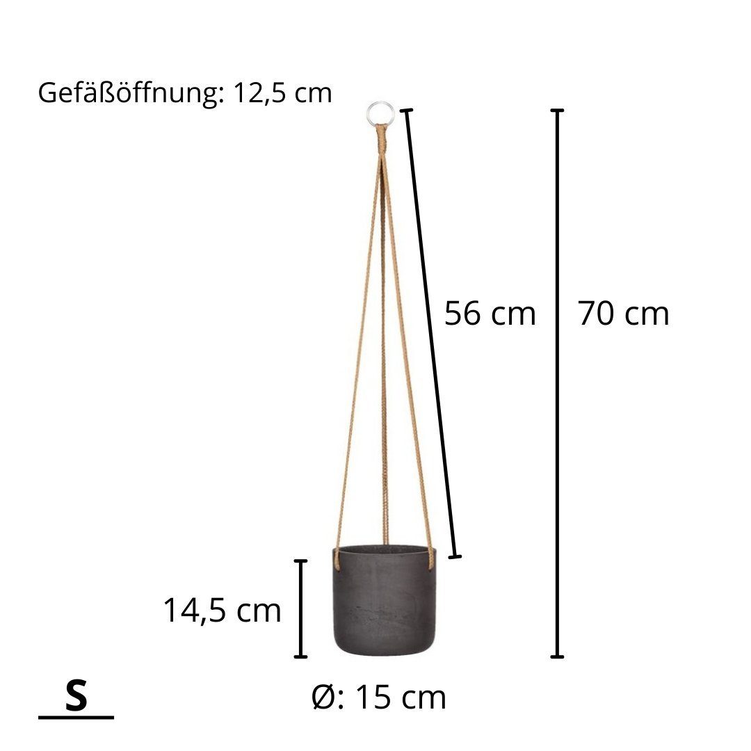 finestgreen Blumenampel Handgefertigte Blumenampel Hanging Charlie